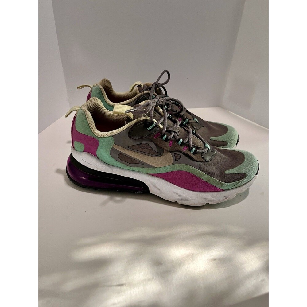 Nike Womens Air Max 270 React BQ0103-007 Running Shoes Sneakers Size 8 (6.5Y)